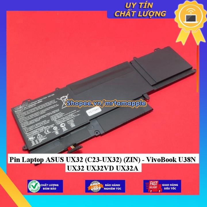 Pin dùng cho Laptop ASUS UX32 (C23-UX32) VivoBook U38N UX32 UX32VD UX32A - Hàng Nhập Khẩu New Seal