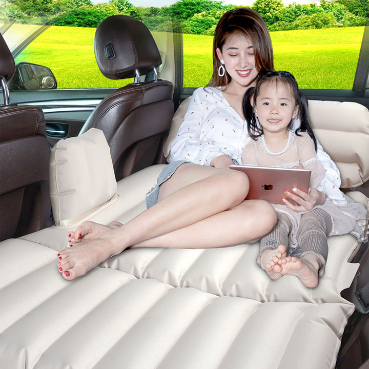Đệm Hơi Ô Tô Cao Cấp, Giường Hơi Ô Tô + Tặng 3 Bàn Chải Đánh Răng