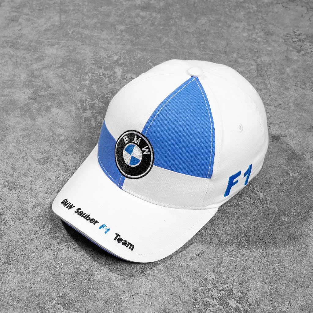 Mũ Lưỡi Trai Nón Kết BMW Team Logo Thêu Thoáng Mát Vải Kaki Cotton Form Đứng Thời Trang Cao Cấp