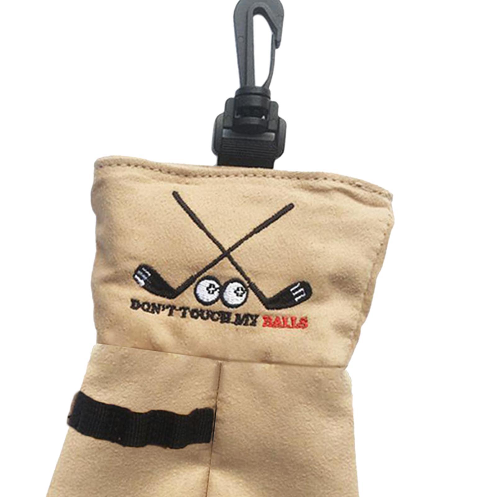 2Pcs Golf Ball Bag Pouch Holder Case Waist Bag Men Women Gift Outdoor Sports