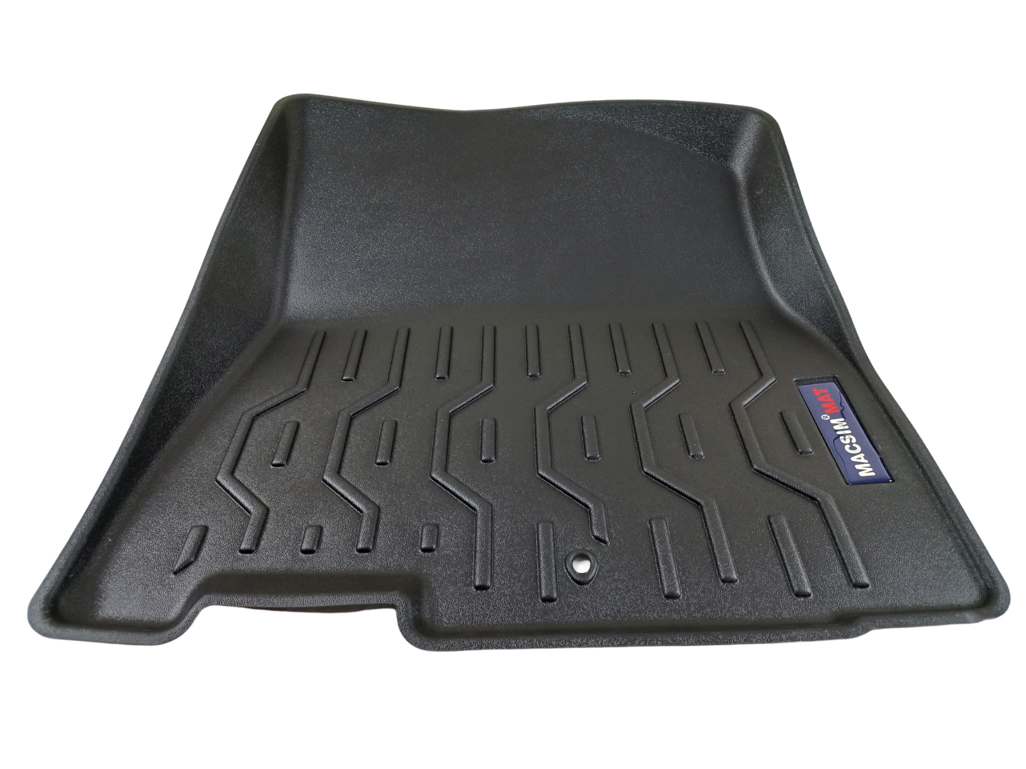 Thảm lót sàn xe ô tô Kia Carnival bản 8 chỗ Nhãn hiệu Macsim chất liệu nhựa TPV cao cấp màu đen