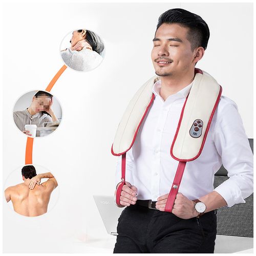 Đai (máy) massage đấm bóp cổ vai gáy MZ-666 - Có 100 kiểu đấm