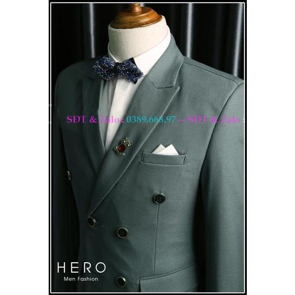 Bộ Vest Nam 6 Cúc, Suit Nam 6 Cúc