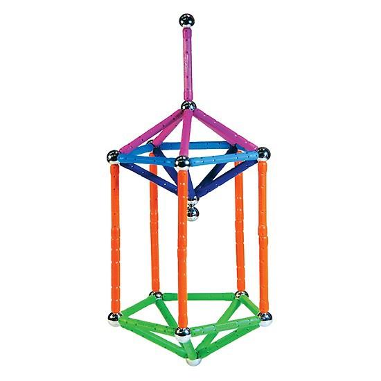 3618L - Bộ xếp hình nam châm thông minh 7 màu Neko thanh dài