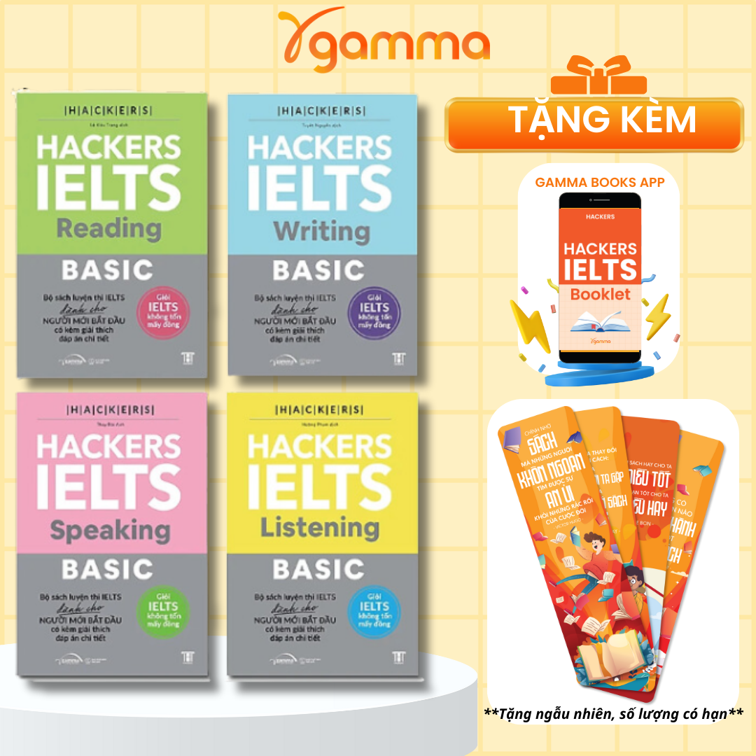 Sách - Combo Hackers Ielts Basic