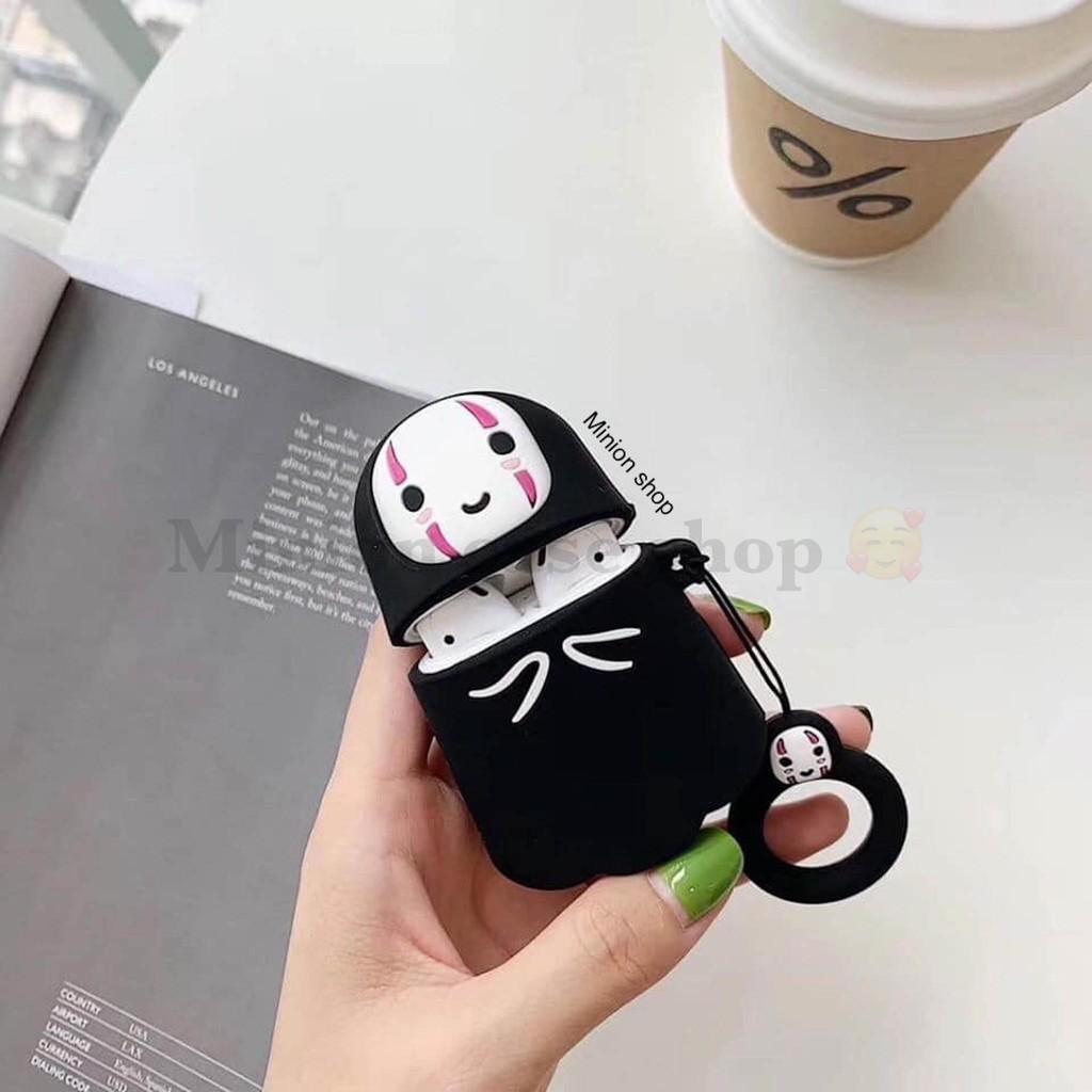 Hình ảnh Bao Case Ốp dành cho  airpod 1 và 2, tai nghe bluetooth i11,i12, i100, i9s... silicon 3D vô diện  cao cấp