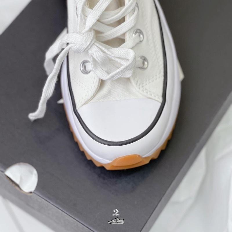 Run Star Hike Canvas High | Giày Converse Thể Thao Màu Trắng Cao Cổ 166799C