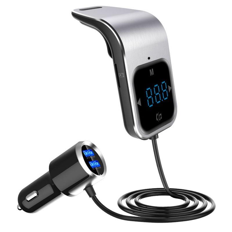 Bộ chuyển mp3 - fm trên ô tô có bluetooth bc39