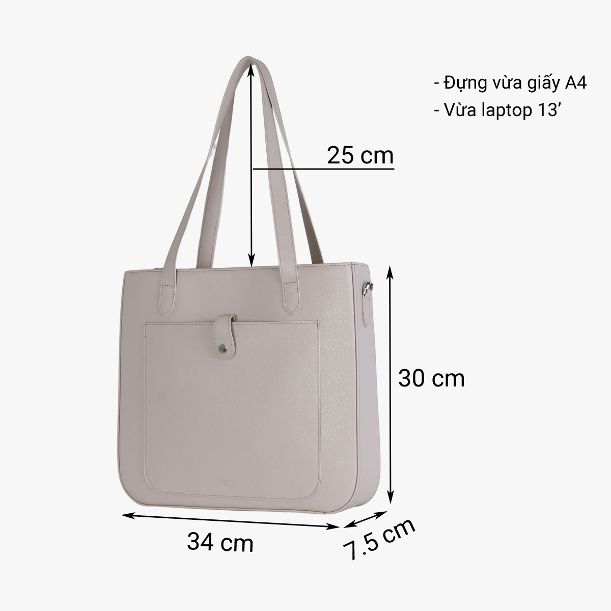 Túi Xách Tote Công Sở Laptop Bag Thương Hiệu GIPSY