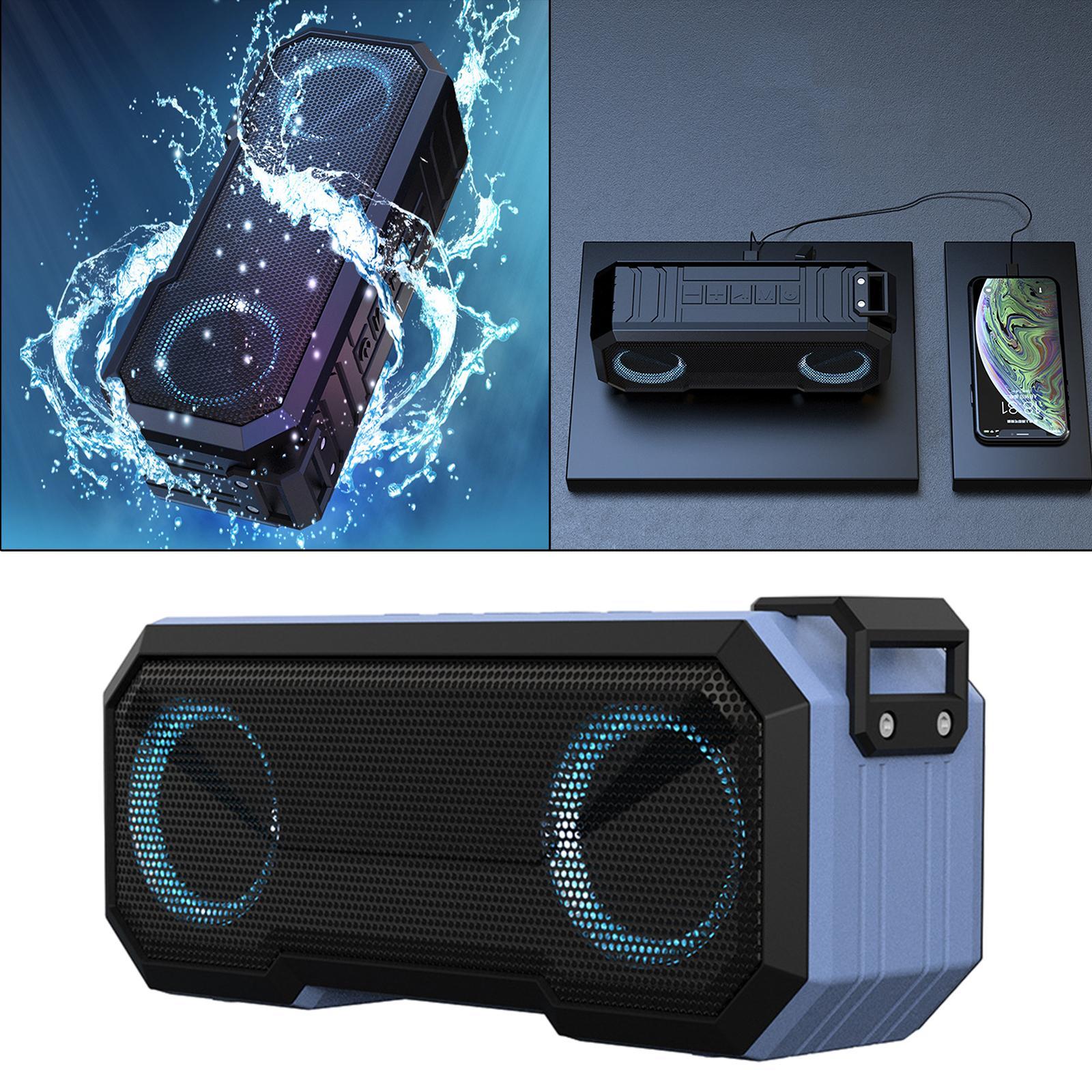 Portable  Bluetooth Speakers Dual Pairing Heavy Bass for