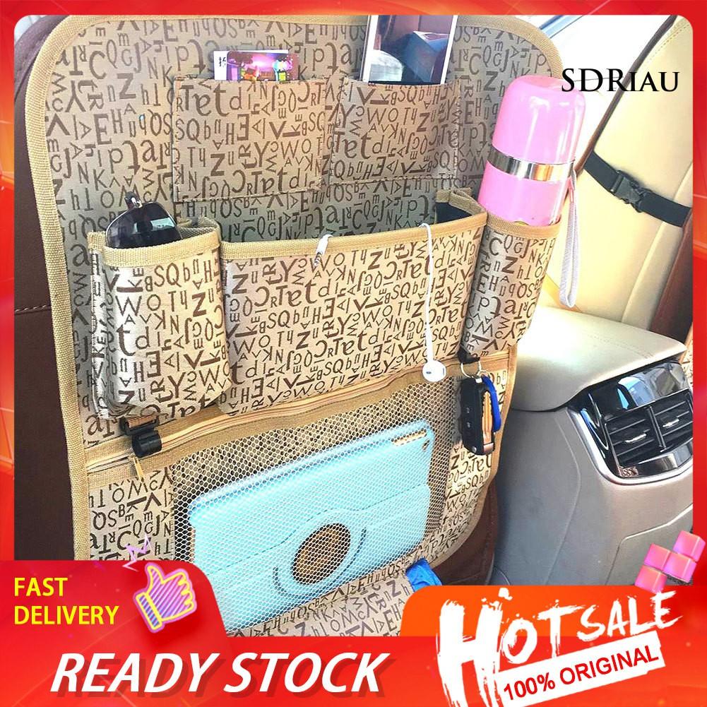 POLYESTER Túi Đựng Đồ Treo Sau Ghế Xe Hơi