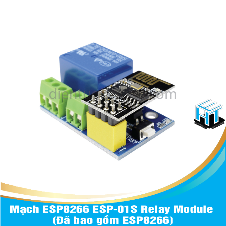 Mạch ESP8266 ESP-01S Relay Module (Đã bao gồm ESP8266)