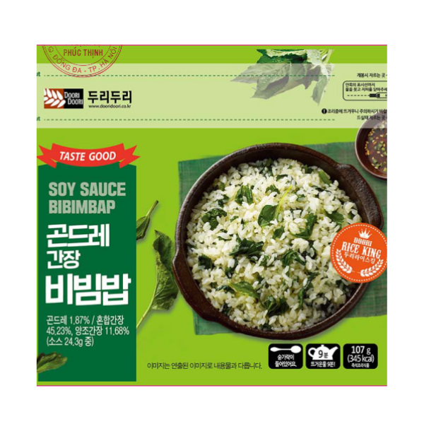 Cơm Trộn Bibimbap Hàn Quốc Doori Doori Xốt Tương Gói 107g