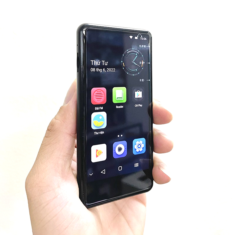 Ruizu H8 - Máy Nghe Nhạc, Xem Phim, Kết Nối Wifi, Bluetooth, Hệ Điều Hành Android, Màn Hình Cảm Ứng 4 Inch - Hàng Chính Hãng