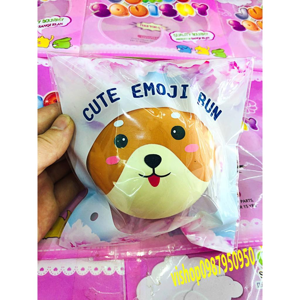 ĐỒ CHƠI SQUISHY MẶT GẤU VÀNG LÈ LƯỠI mã UED1 GZIPPER