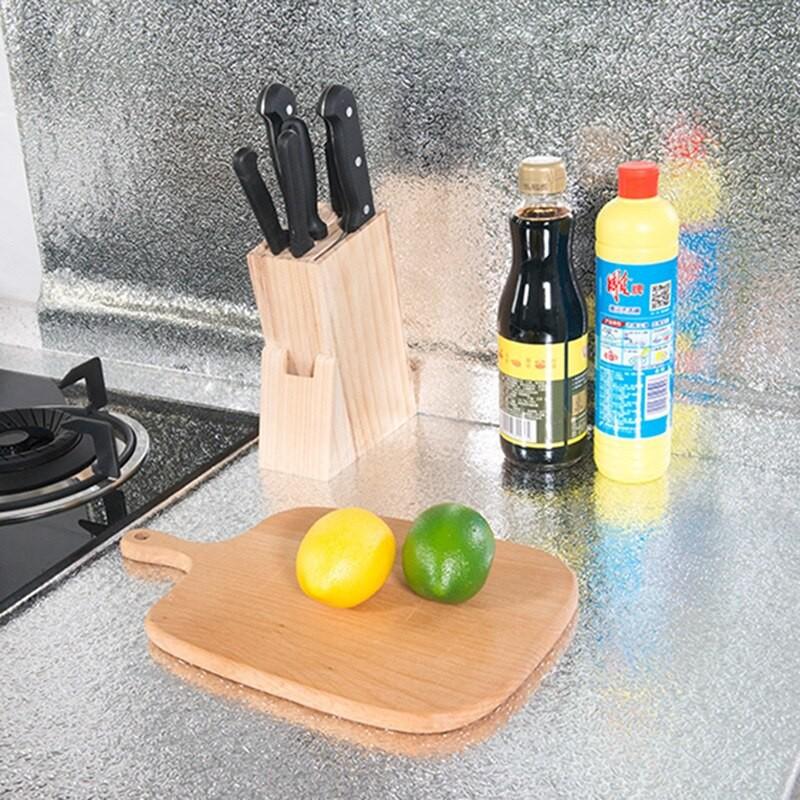 Giấy Dán Bếp Cách Nhiệt Tốt Chống Lửa chống bám dầu mỡ