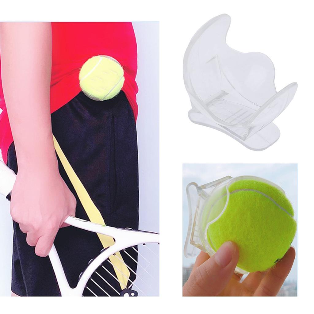 Tennis Racquet Racket End Cap Vibration Dampener Shock Absorber and Tennis Ball Holder Clamp Clip