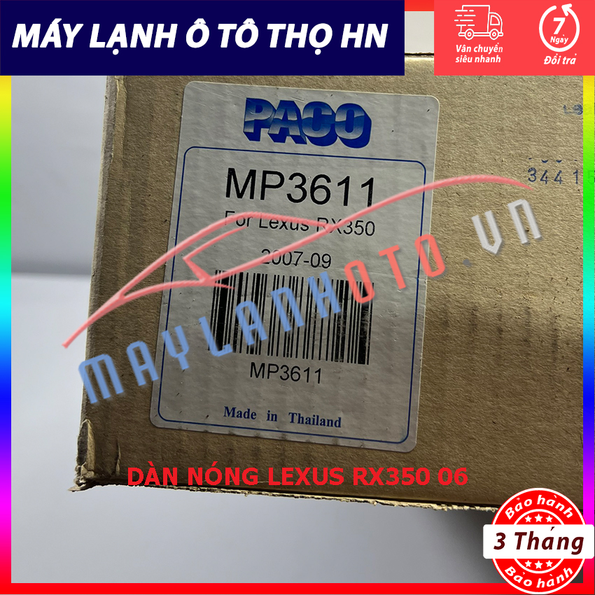 Dàn  nóng Lexus RX350 2008 Hàng xịn Thái Lan