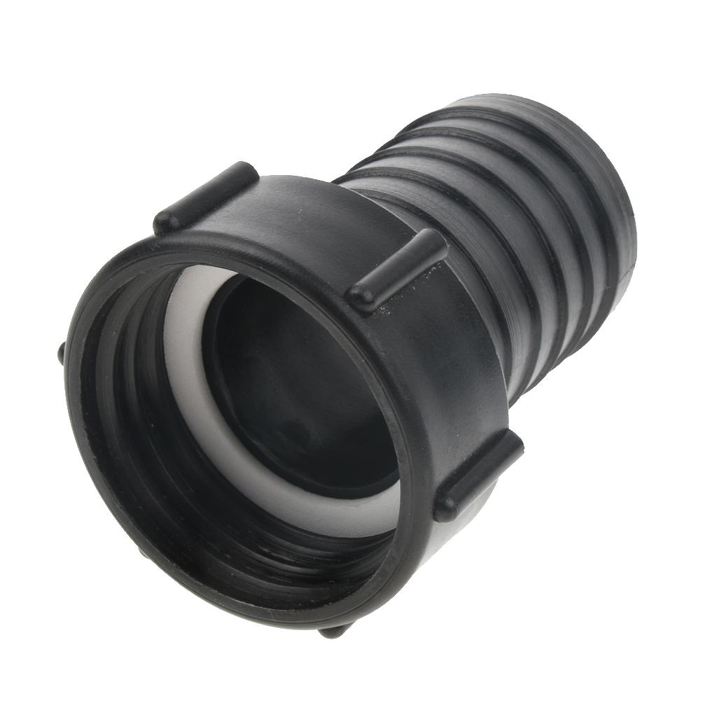 Bộ Chuyển đổi IBC Tote Tank Bộ điều Hợp Bồn Chứa Nước Thô Kết Nối Màu đen