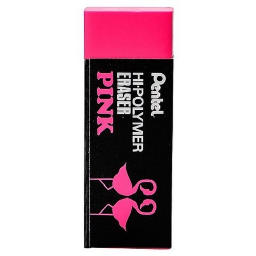 Gôm Tẩy Bút Chì Pentel Hi-Polymer -  Màu hồng (viên nhỏ)