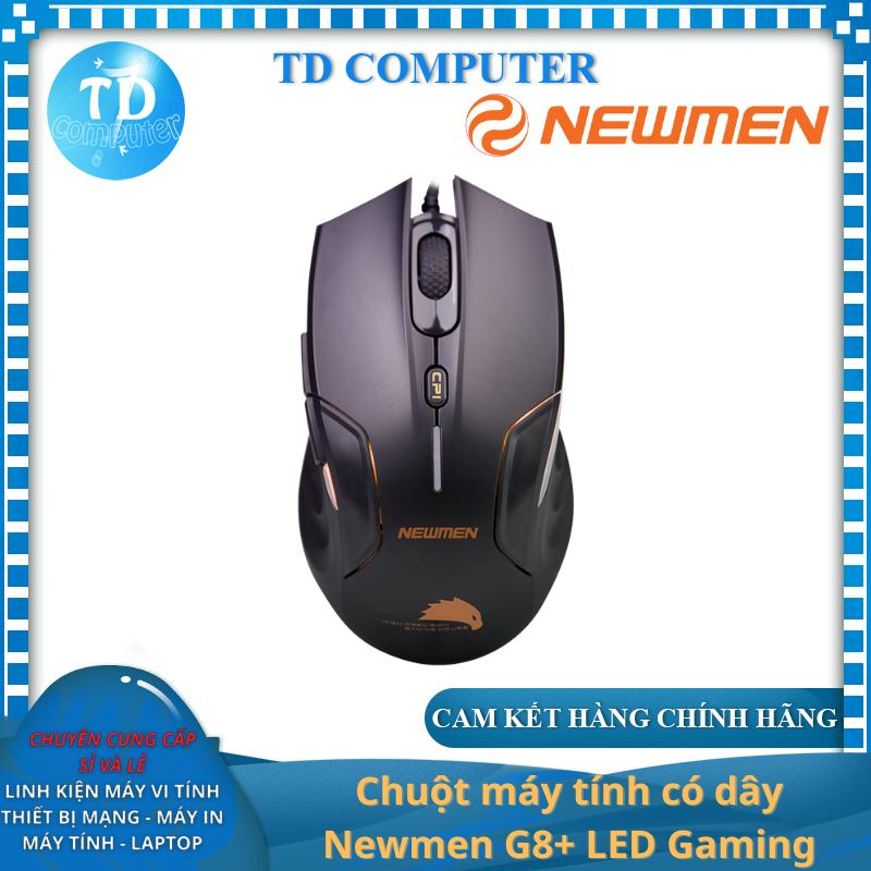 Chuột máy tính có dây Newmen G8 PLUS LED Gaming - Hàng chính hãng PATECH phân phối