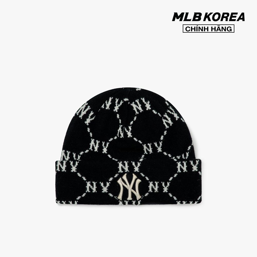 MLB - Nón len thêu logo Dia Monogram Beanie 3ABNMM126