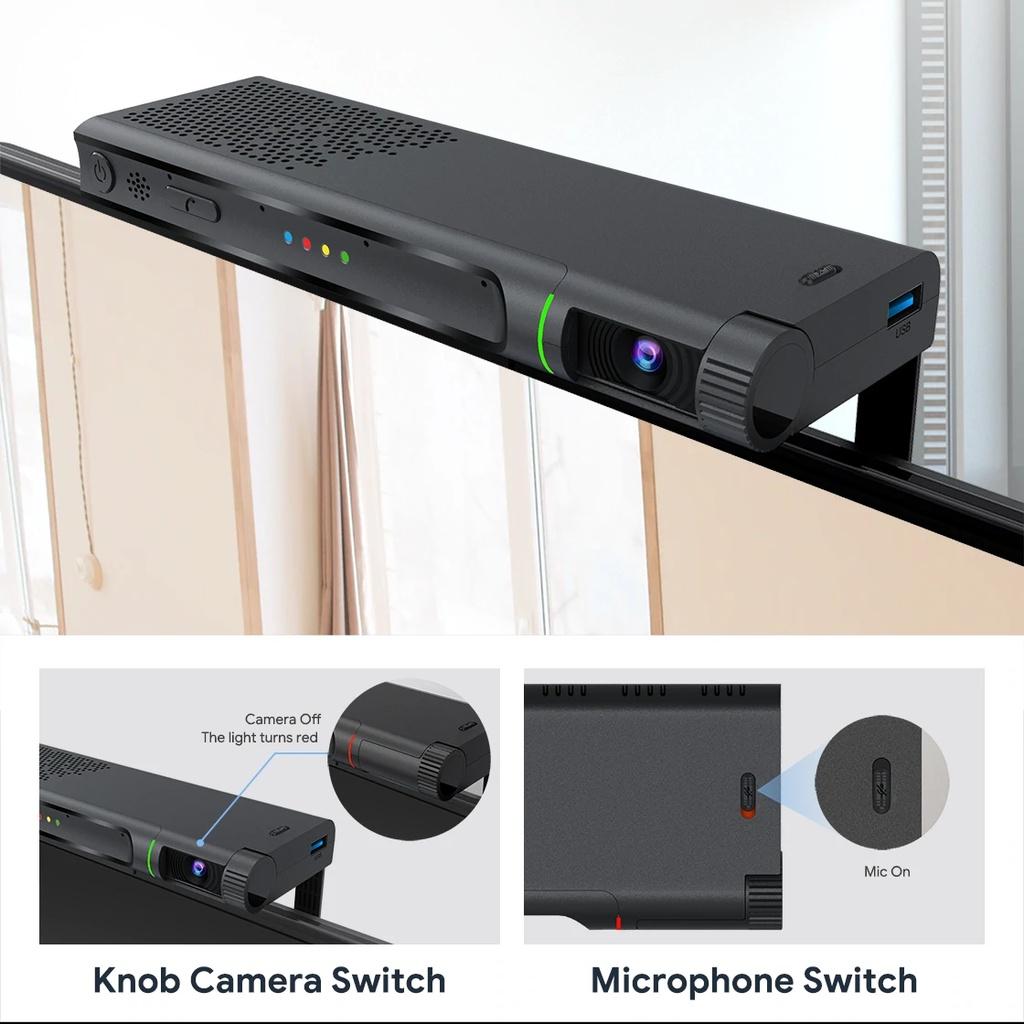 Mecool NOW học trực tuyến trên tivi, tích hợp camera 2.0MP và Mic độ nhạy cao