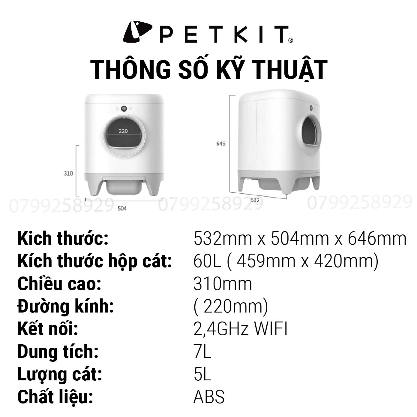 Nhà Vệ Sinh Cho Mèo Tự Động PETKIT Pura X