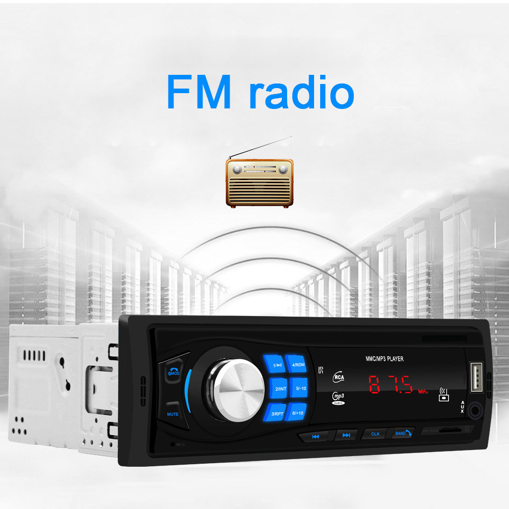Máy Nghe Nhạc Trên Ô Tô MP3 Swm-8013 BT Đài FM Hỗ Trợ U Disk / TF Card / AUX IN