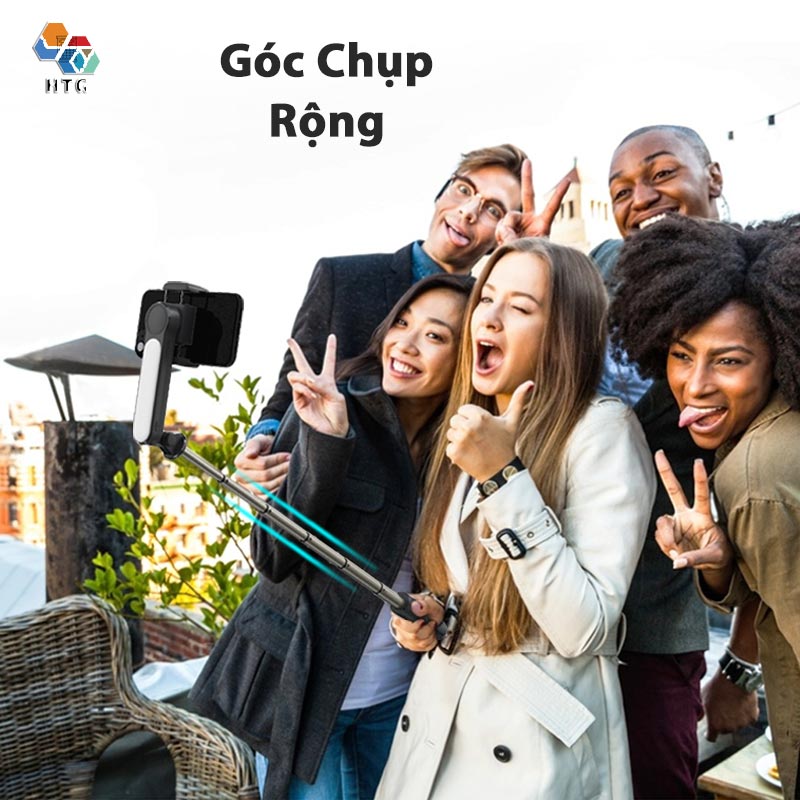 Gimbal chống rung CYKE L09 tích hợp chế độ xoay quay 360º, có bluetooth chụp selfie, tripod chụp hình siêu tiện lợi, hàng chính hãng