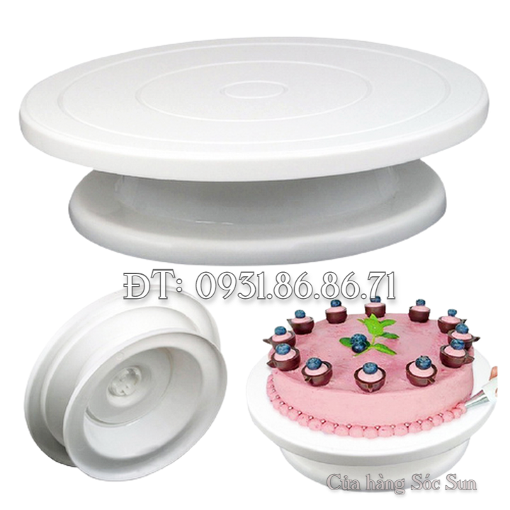 Bàn xoay bánh kem loại 28 cm – Mã số 1124