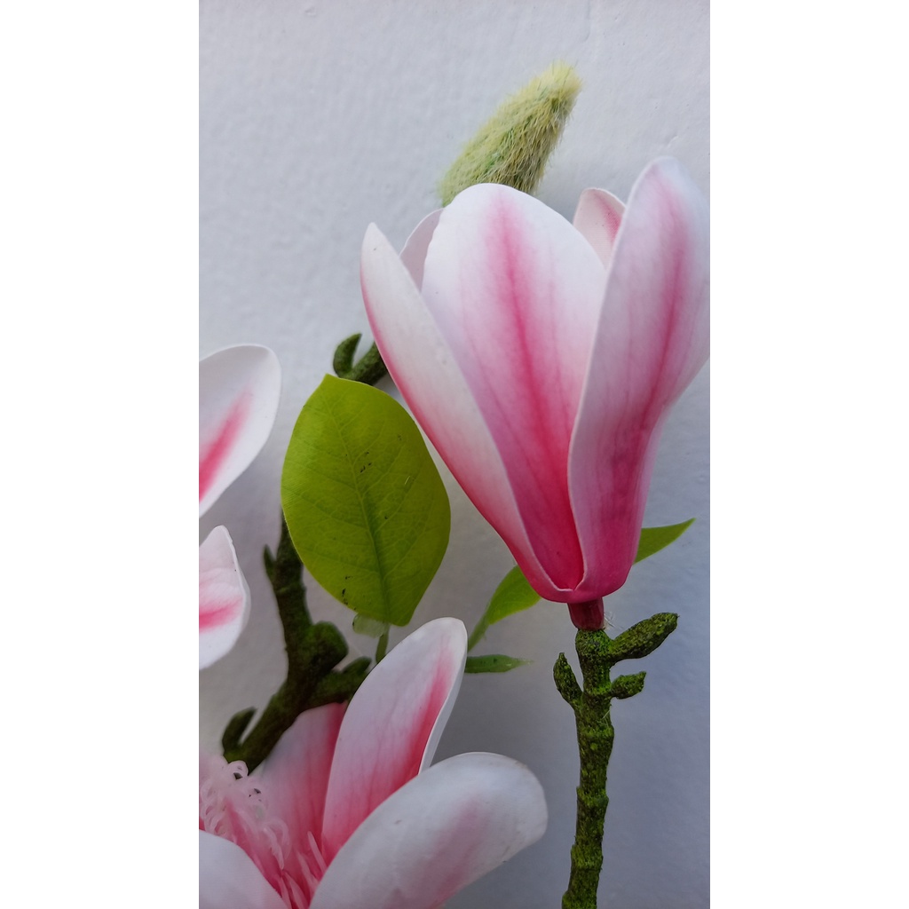 Hoa Ngọc Lan Giả 4 bông 1 nụ, Hoa Giả HL042