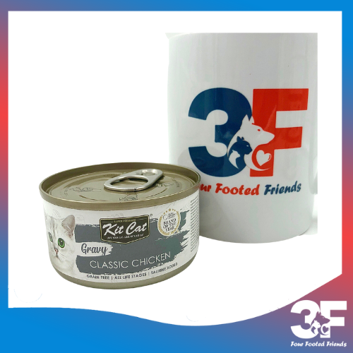 Pate Thức Ăn Ướt Dành Cho Mèo Dạng Sốt Kit Cat Gravy - Lon 70gr