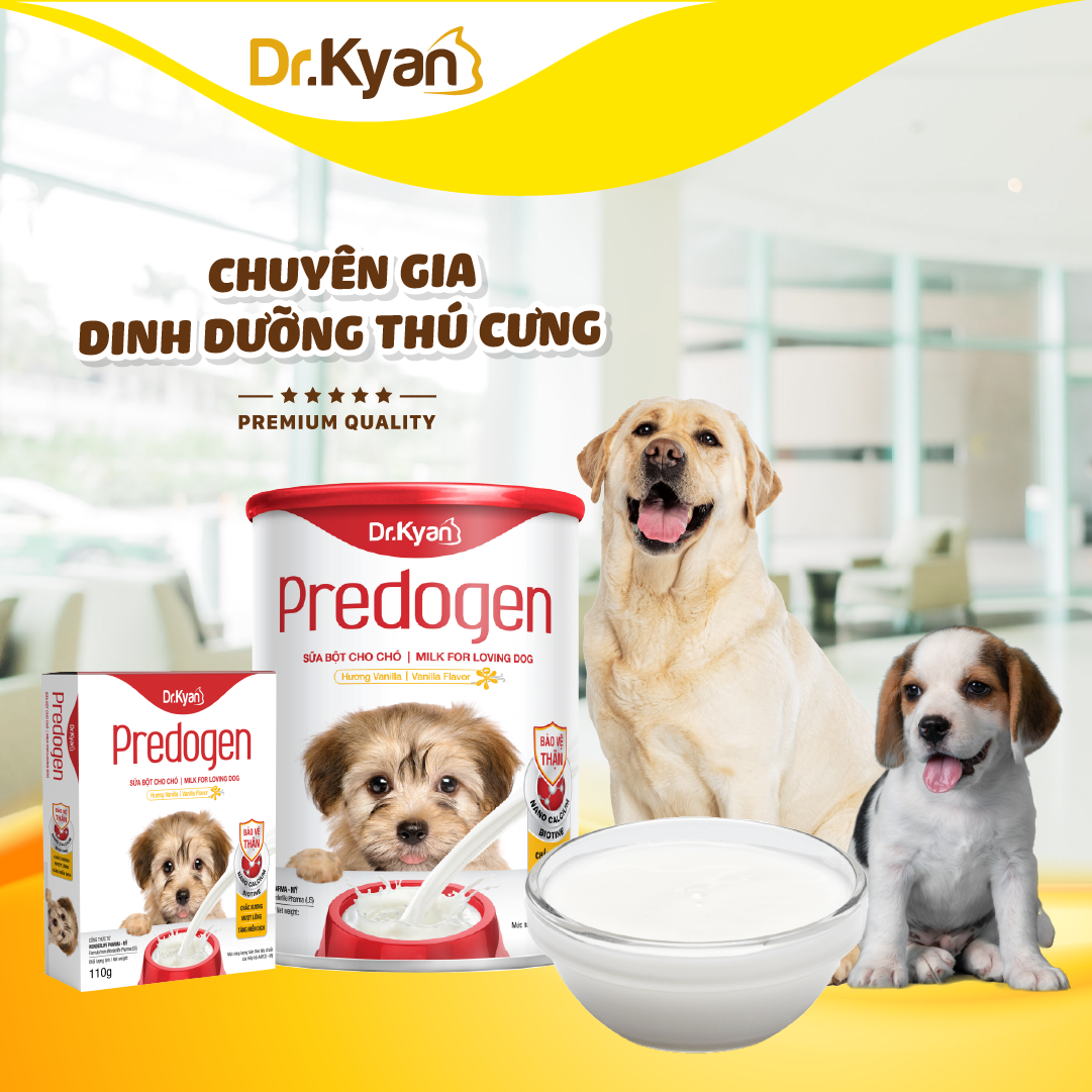 Dr.Kyan - Sữa bột PREDOGEN cho chó hộp 110g