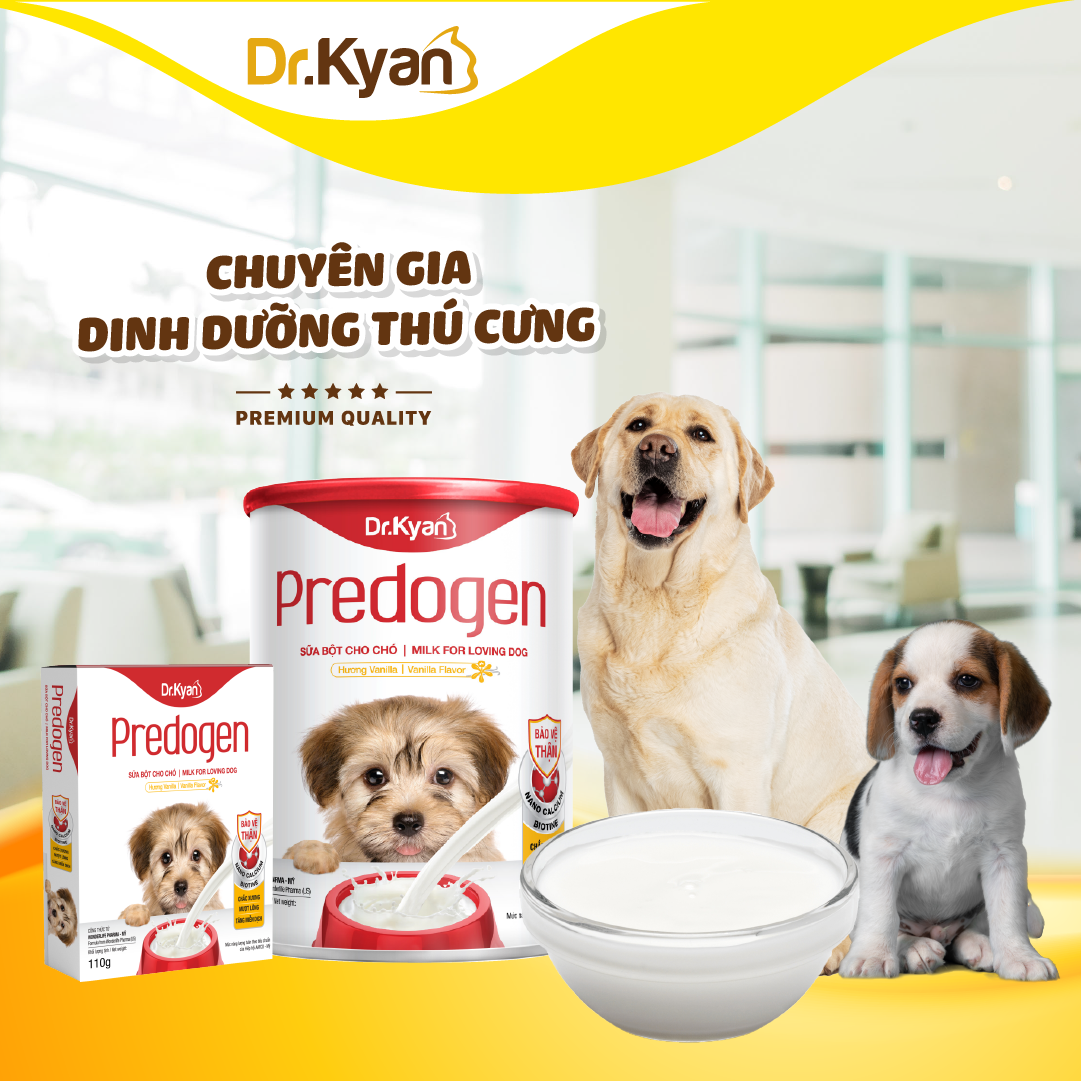 Dr.Kyan - Sữa bột PREDOGEN cho chó lon 400g