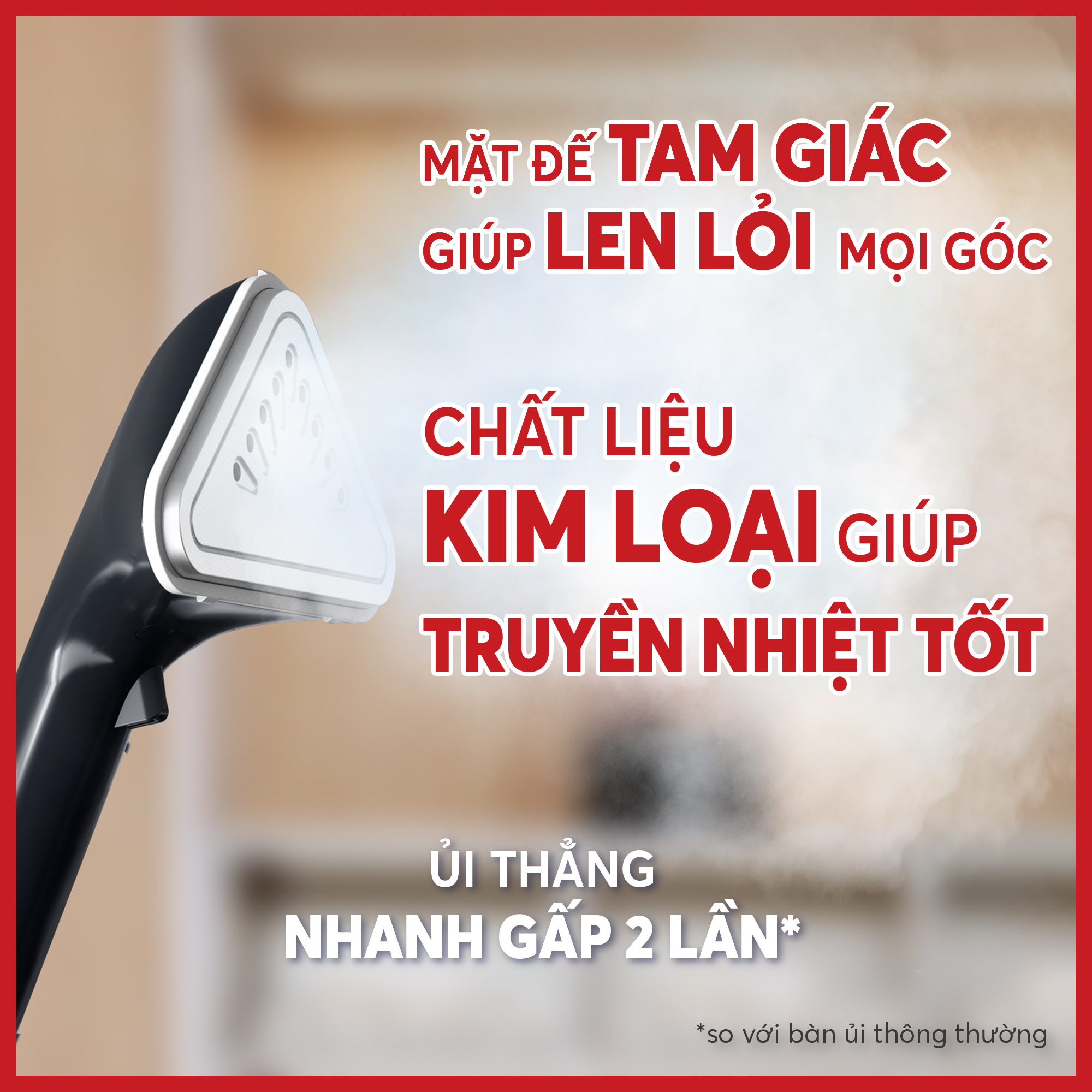 Bàn ủi hơi nước đứng Tefal IT3440E0- 1800W - Hàng chính hãng