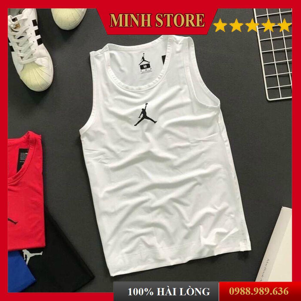 Áo ba lỗ thun lạnh bóng rổ nam, Áo 3 lỗ nam tanktop siêu co dãn mặc cực kỳ mát A3L02 - Minhstore