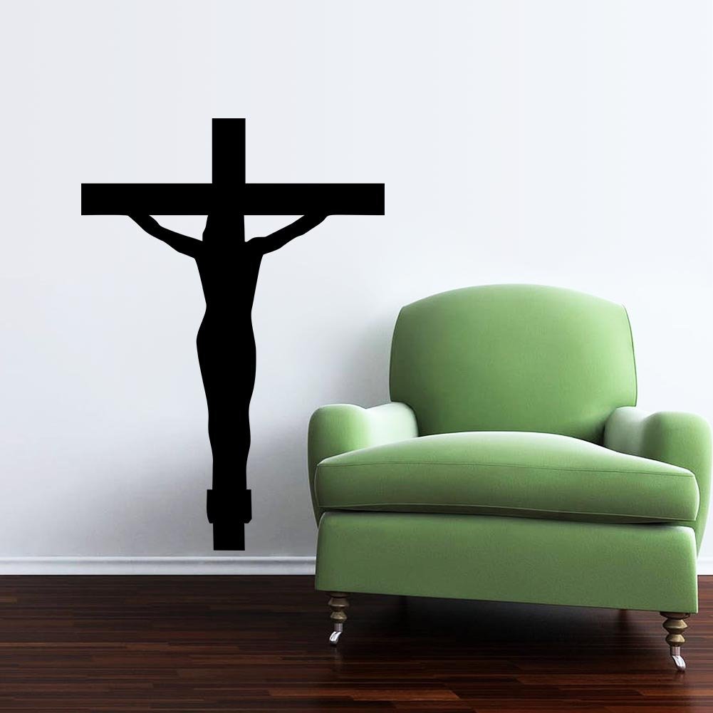 Decal dán tường hình cây thánh giá chúa Jesus