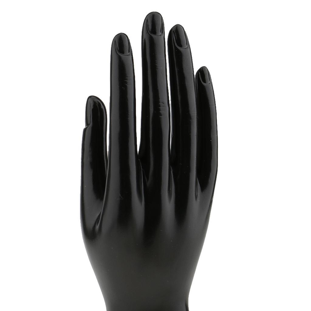 2pcs Black Mannequin Hand Gloves Bracelet Necklace Organizer Storage Display Holder Stand Showcase
