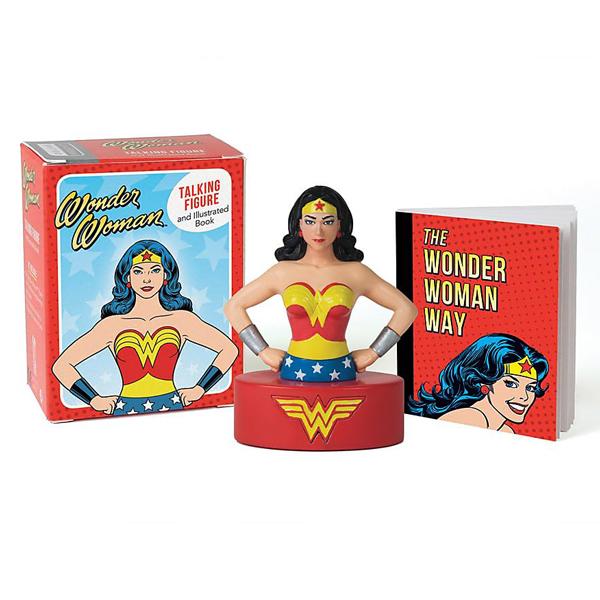 Sách ngoại văn: Wonder Woman Talking Figure And Illustrated Book