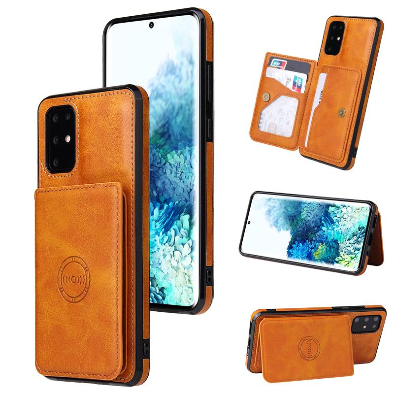 Ốp lưng điện thoại có ngăn đựng thẻ dành cho Samsung Note20 S20 FE Ultra Note10 S10 Plus