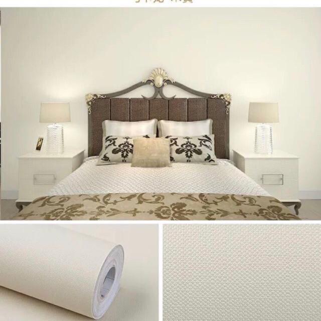 Giấy dán tường màu trơn decal keo sẵn 10m x45cm - 10m Decal dán tường màu pastel Giấy dán tường chống nước 3D