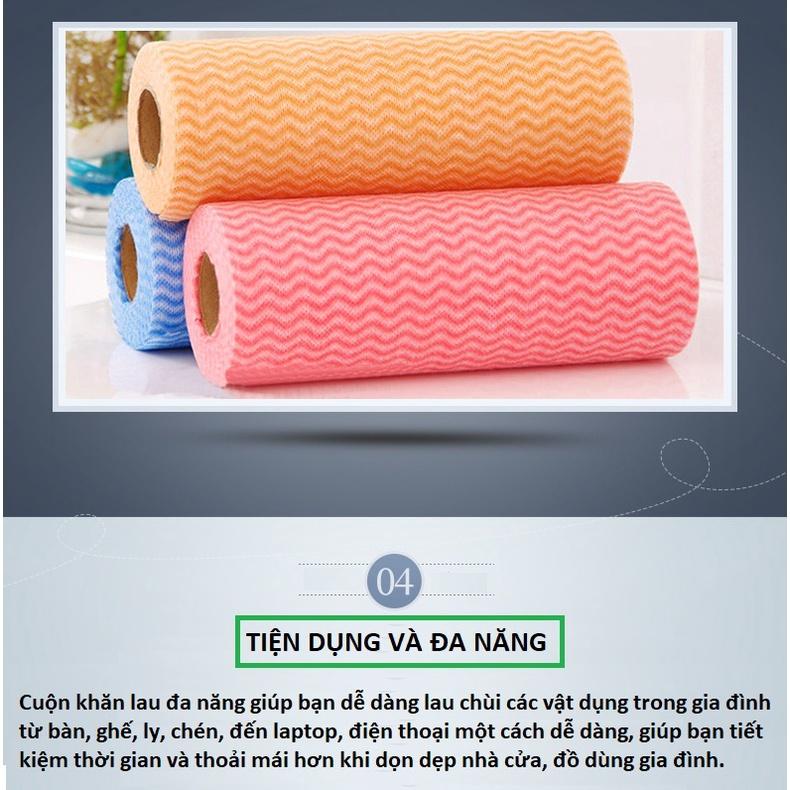 Khăn lau bằng vải không dệt đa chức năng dày, mềm mại, co giãn tốt, không bị nhăn