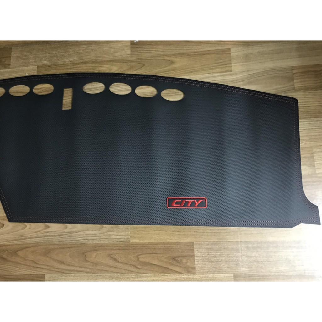THẢM CHỐNG NẮNG TAPLO DA CARBON DÀNH CHO XE _HONDA CITY 2021
