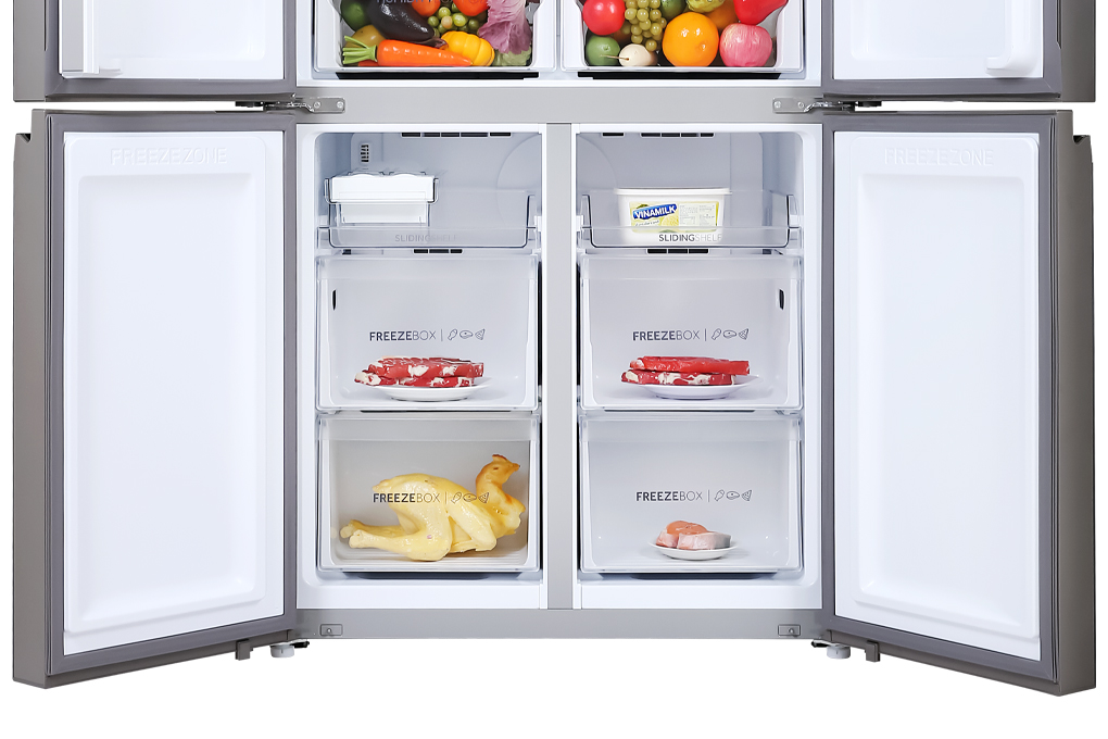 Tủ Lạnh Aqua Inverter 549 Lít AQR-IG636FM(GB) - Hàng Chính Hãng - Chỉ Giao HCM