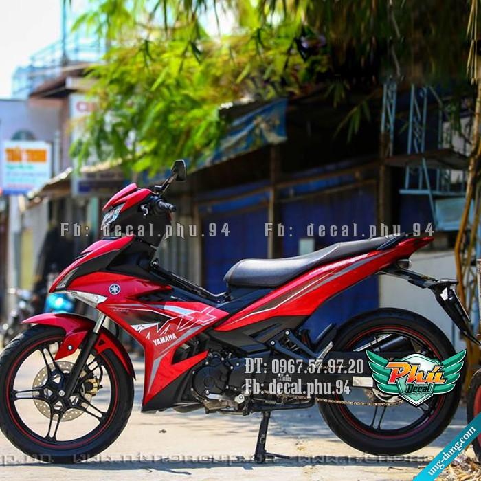 Tem rời EX 150 MX 2019 xe đỏ