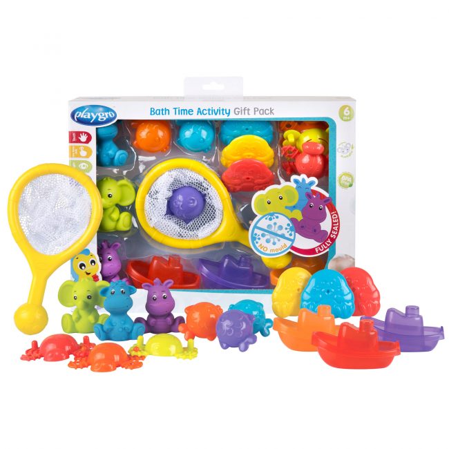 Bộ Quà Tặng Đồ Chơi Tắm Playgro, Cho Bé Từ 6 Tháng