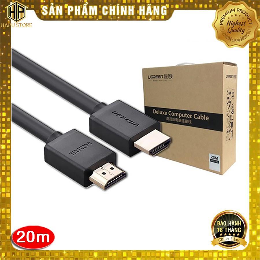 Cáp HDMI Ugreen 10112 dài 20M hỗ trợ Fulll HD cao cấp - Hàng Chính Hãng