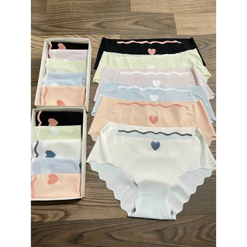 Quần lót nữ su tim Quần lót nữ su đúc không đường may cao cấp siêu co giãn mát lạnh - Quần lót nữ HT SYS