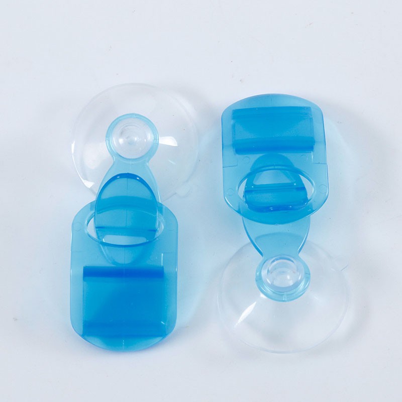 Vỉ 2 móc hít kẹp tuýp thuốc đánh răng, mỹ phẩm KM- 811X hàng Nhật - Xanh